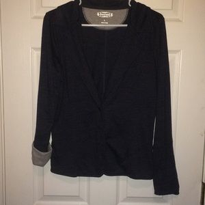 Maurice’s L navy cotton blazer